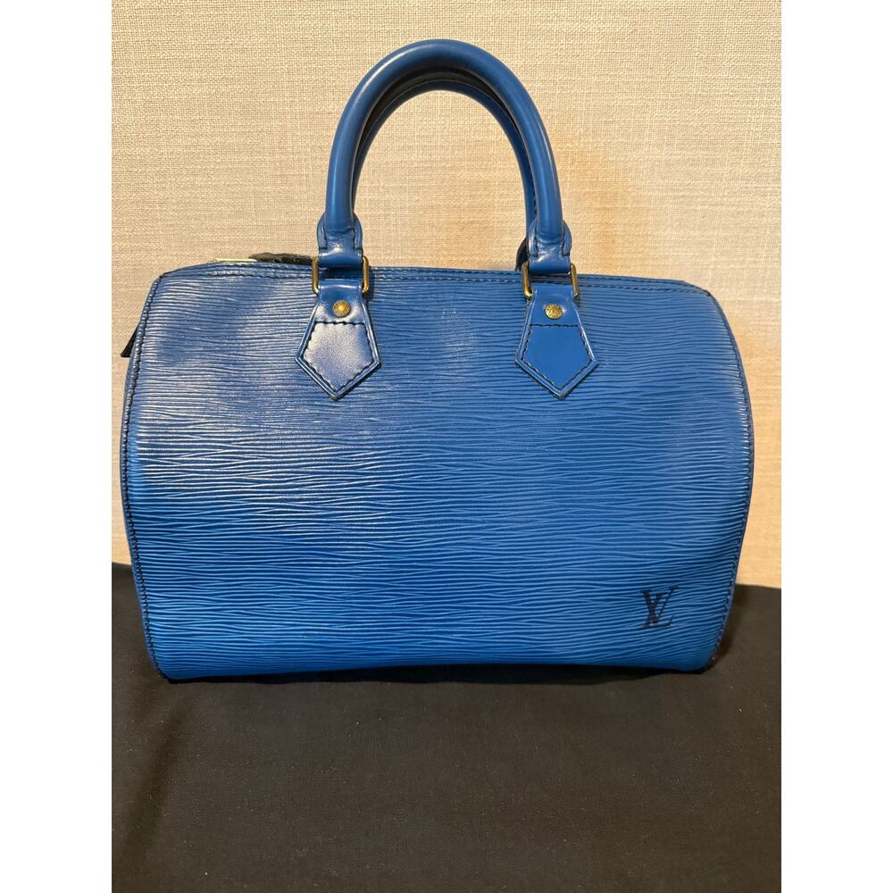 Louis Vuitton speedy 25 - blue EPI Boston bag - Picture 2 of 12